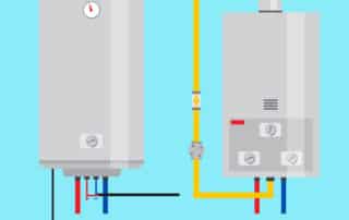 Gas water heater and electric water heater