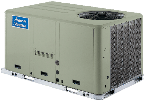 American Standard commercial HVAC rooftop unit installed in Connecticut by Duncklee Cooling & Heating for efficient building cooling