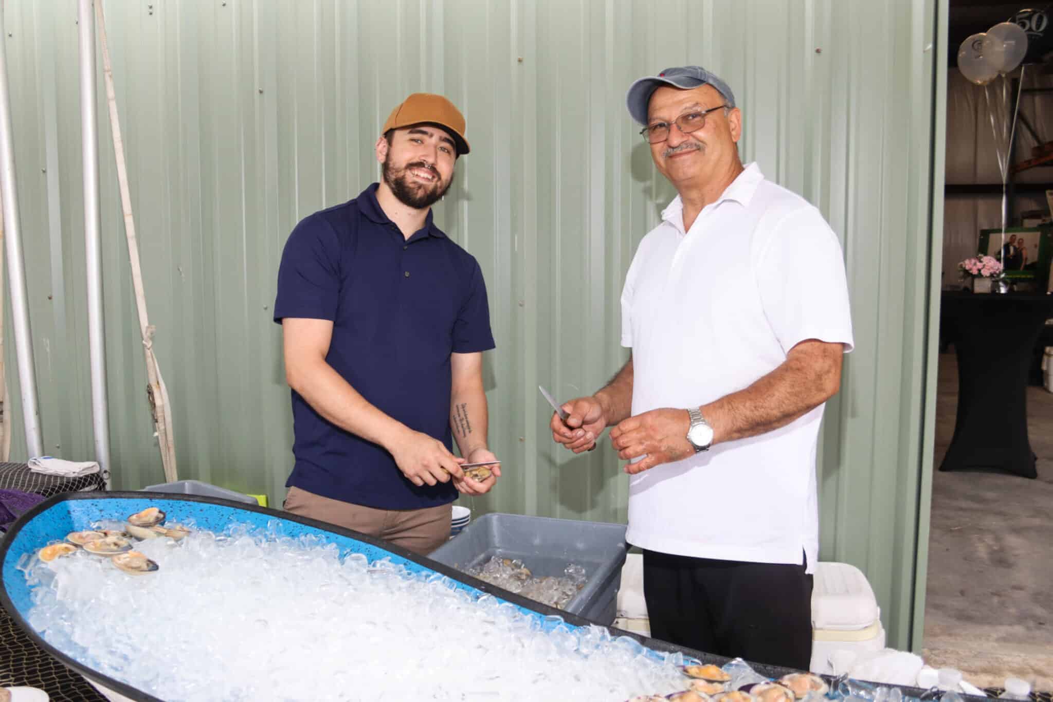 Duncklee Heating and Cooling Staff Mystic Duncklee Heating and Cooling staff members posing for a photo at their 50th anniversary event in Mystic, CT