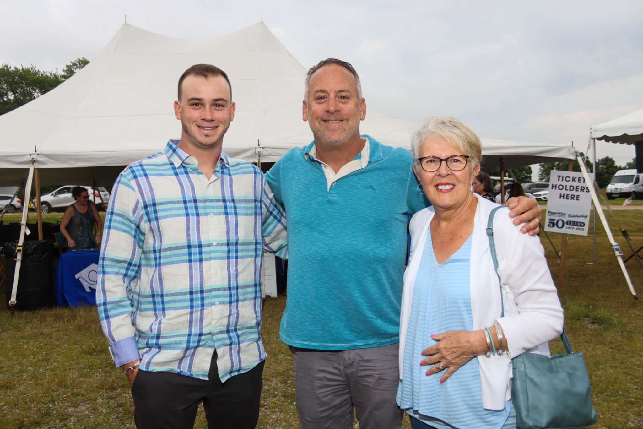 Local Community Support Mystic CT Local community members showing support at the Duncklee Cooling and Heating 50th anniversary in Mystic, CT