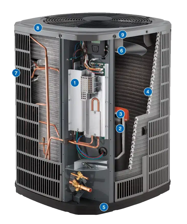 Expert installation of Platinum AC unit, American Standard – Central Air Conditioning at Connecticut