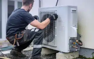 Efficient heat pump system providing heating and cooling for homes and buildings