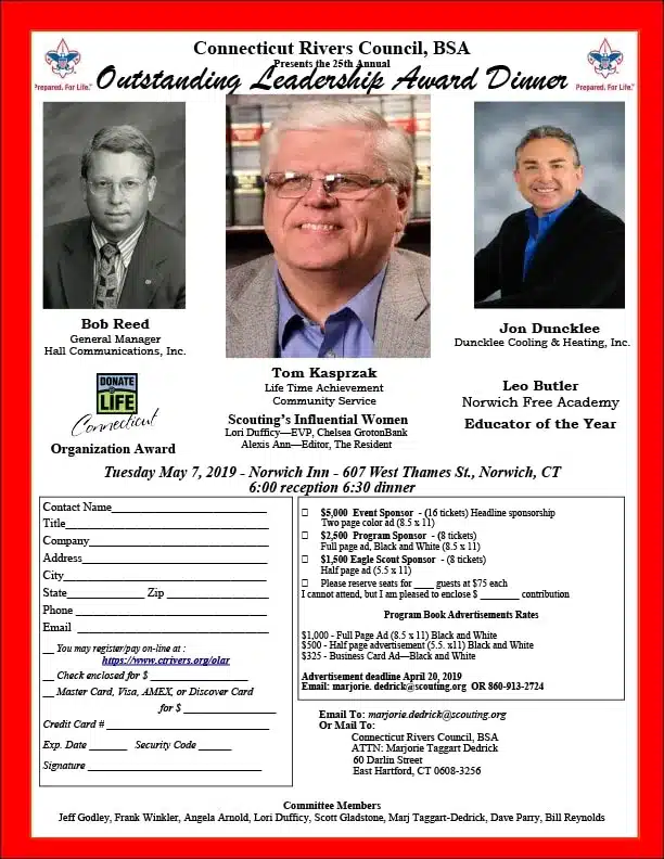 25th Annual Outstanding Leadership Award Dinner at Connecticut