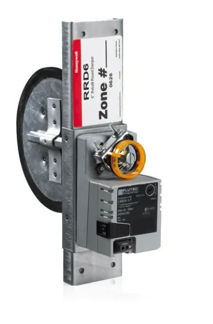 Round Rrd Dampers Connecticut Integrated Zoning Systems, Round RRD Dampers at Connecticut